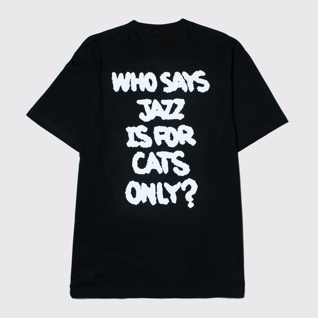 "WHO SAYS" S/S T-SHIRT BLACK