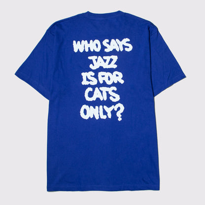 "WHO SAYS" S/S T-SHIRT BLUE