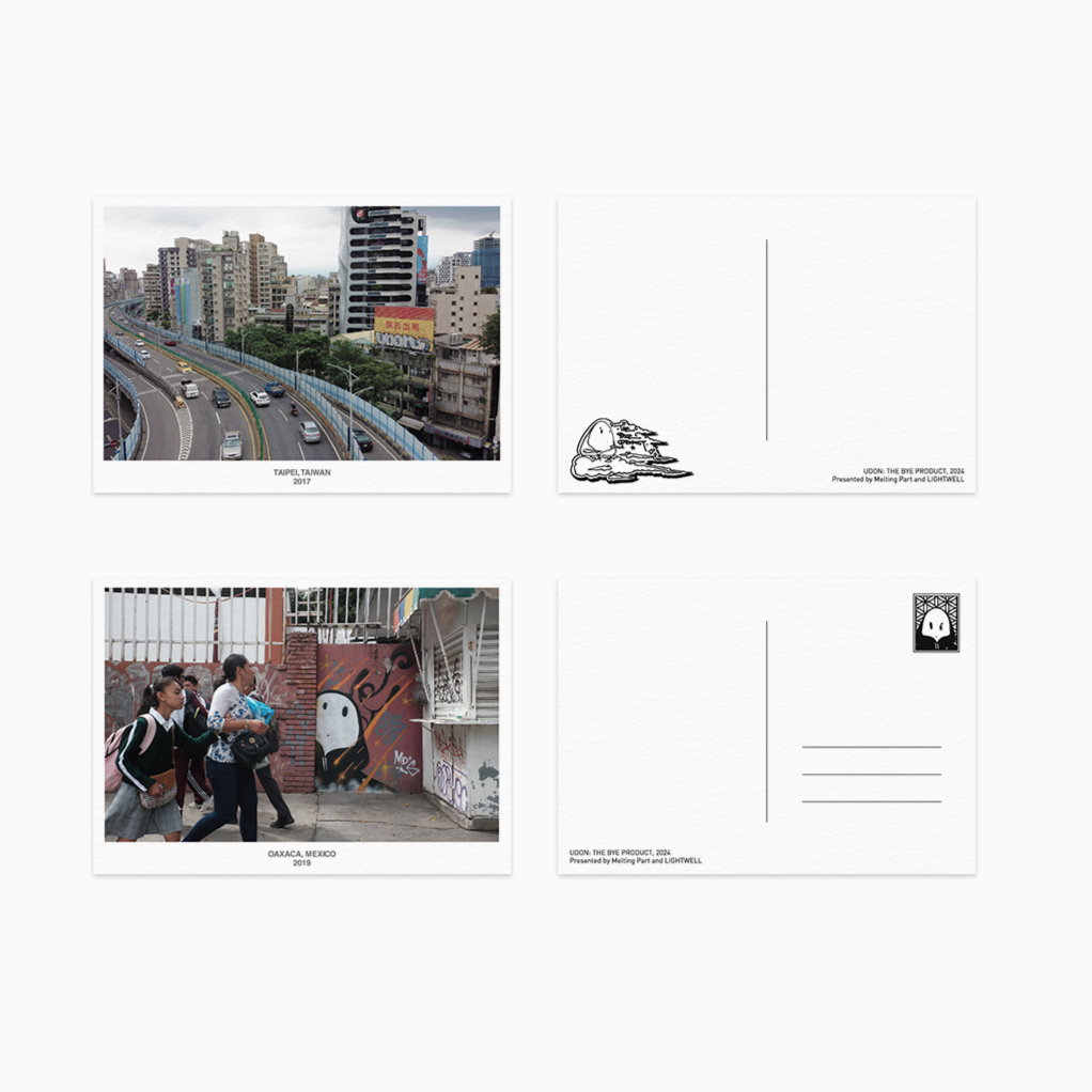 THE BYE PRODUCT: POSTCARD/STICKER SET